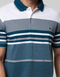 Walrus Kaos Polo Pria Motif Small And Big Stripe