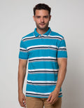 Walrus Men's Polo Shirt Combination Stripe Motif