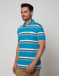 Walrus Men's Polo Shirt Combination Stripe Motif