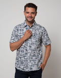 Walrus Studio Abstract Striped Shirt