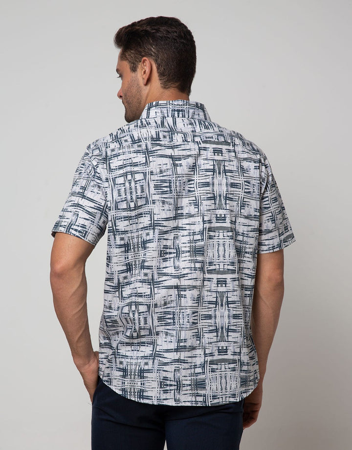 Walrus Studio Abstract Striped Shirt