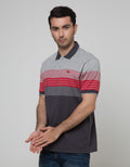 Walrus Kaos Polo Pria Motif Garis (Salur)