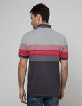 Walrus Kaos Polo Pria Motif Garis (Salur)