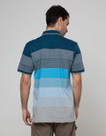 Walrus Kaos Polo Pria Motif Garis (Salur)