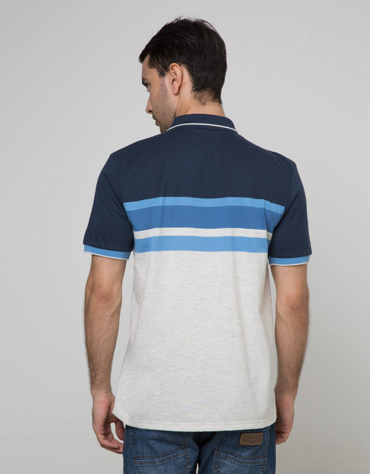 Walrus Kaos Polo Pria Motif Garis (Salur)