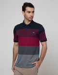 Walrus Kaos Polo Pria Motif Garis (Salur)