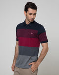 Walrus Kaos Polo Pria Motif Garis (Salur)
