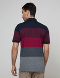 Walrus Kaos Polo Pria Motif Garis (Salur)
