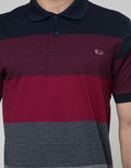 Walrus Kaos Polo Pria Motif Garis (Salur)