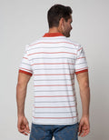 Walrus Kaos Polo Pria Motif Two Tone Line