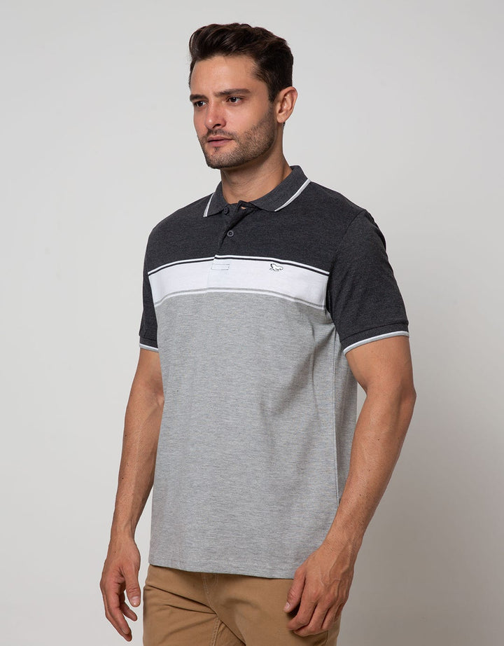 Walrus Men's Polo Shirt Large Stripe Pattern