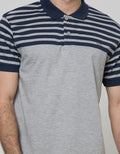 Walrus Kaos Polo Pria Motif Garis (Salur)