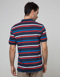 Walrus Kaos Polo Pria Motif Garis (Salur)