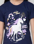 Aero Kids Short Sleeve T-Shirt Unicorn Queen