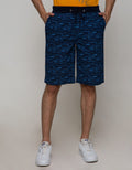 Nevada Short Pants Woven With Rib Manset Waist Print