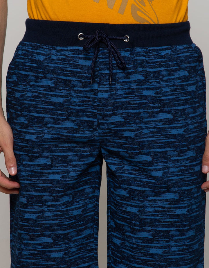 Nevada Short Pants Woven With Rib Manset Waist Print
