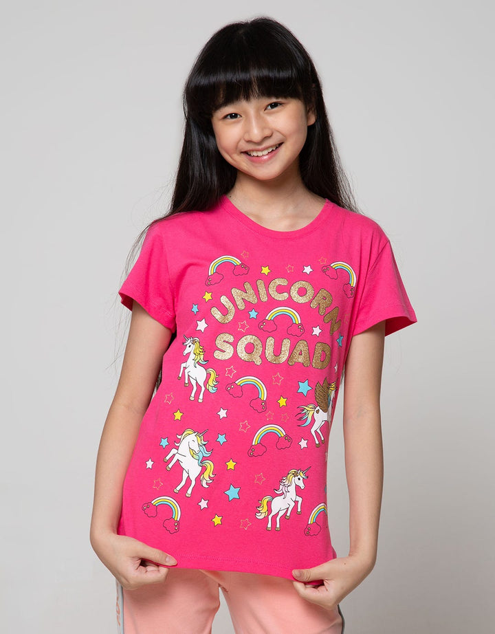 Aero Kids Short Sleeve T-Shirt Unicorn Squad