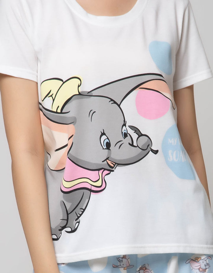 Disney Dumbo Short Sleeve Pyjama Dumbo Polka