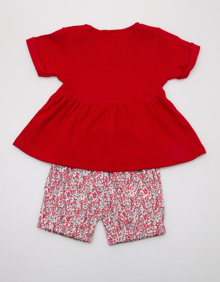 Banana Hibiscus Baby Girl Suit