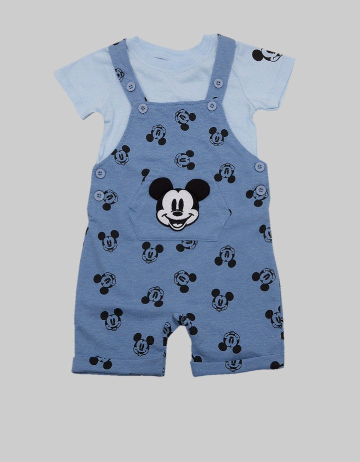 Disney Full Print Mickey Short Jumpsuit