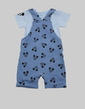 Disney Full Print Mickey Short Jumpsuit