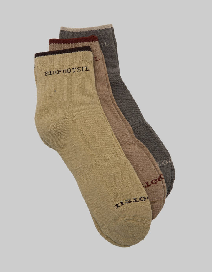 Biofootsil Anti Bacterial Kaus Kaki Pria Isi 3