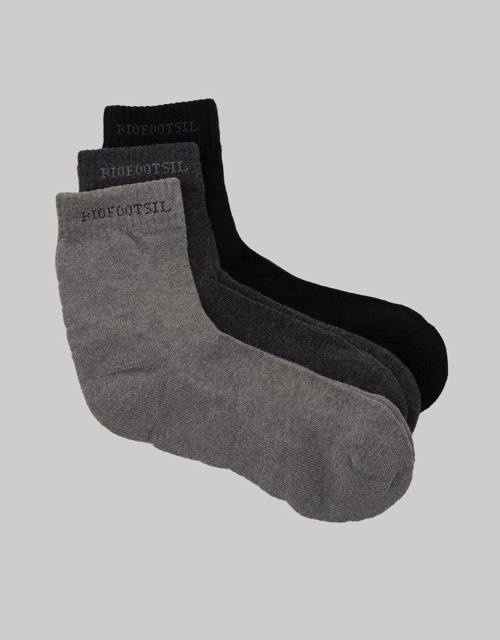 Biofootsil Anti Bacterial Kaus Kaki Pria Isi 3