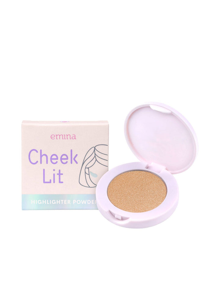 Emina Cheek Lit Highlighter Powder Nudesparkle 3.8 g