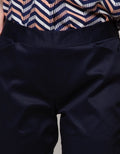 Connexion Long Pants Pts Backside Band Twl Stn Fps-037B:Navy Blue:8:Solid:Long Pants