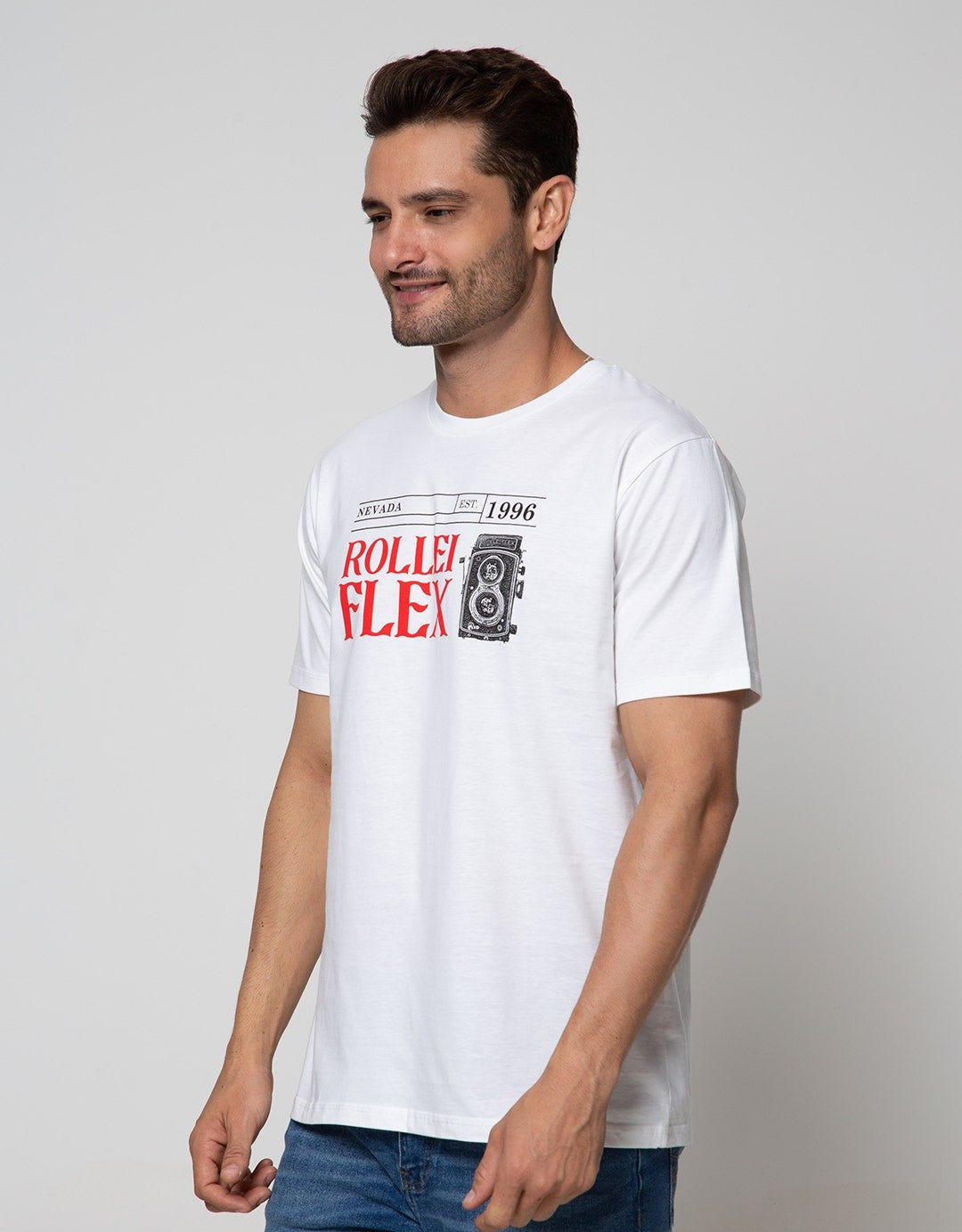 Nevada Short Sleeve T-Shirt Print Rolle Flex
