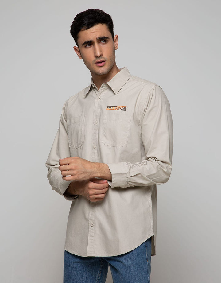 Nevada Long Sleeve Shirt Baby Canvas 20S Washing