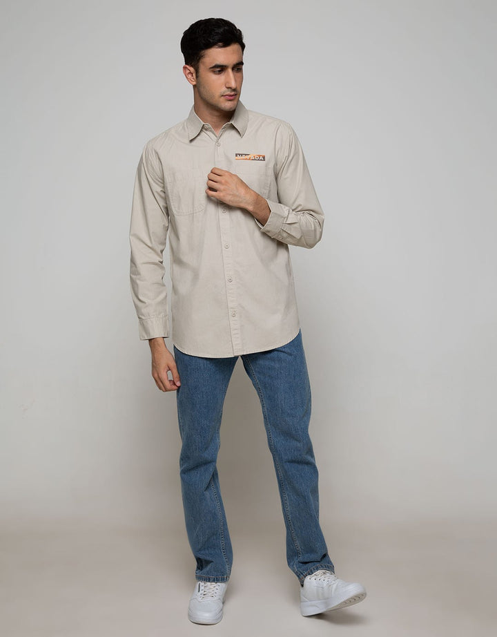 Nevada Long Sleeve Shirt Baby Canvas 20S Washing