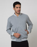 JACKET KNIT ZIPPER B