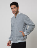 JACKET KNIT ZIPPER B