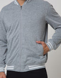 JACKET KNIT ZIPPER B