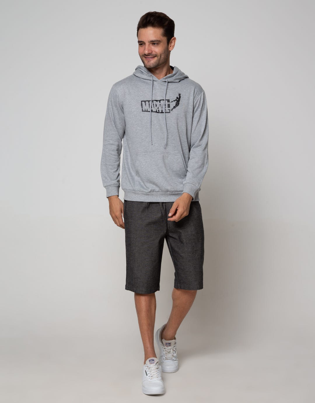 Marvel Iron Man Silhouette Sweatshirt Hood