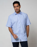 Cole Short Sleeve Shirt Texture Regular Chest Pocket