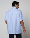 Cole Short Sleeve Shirt Texture Regular Chest Pocket