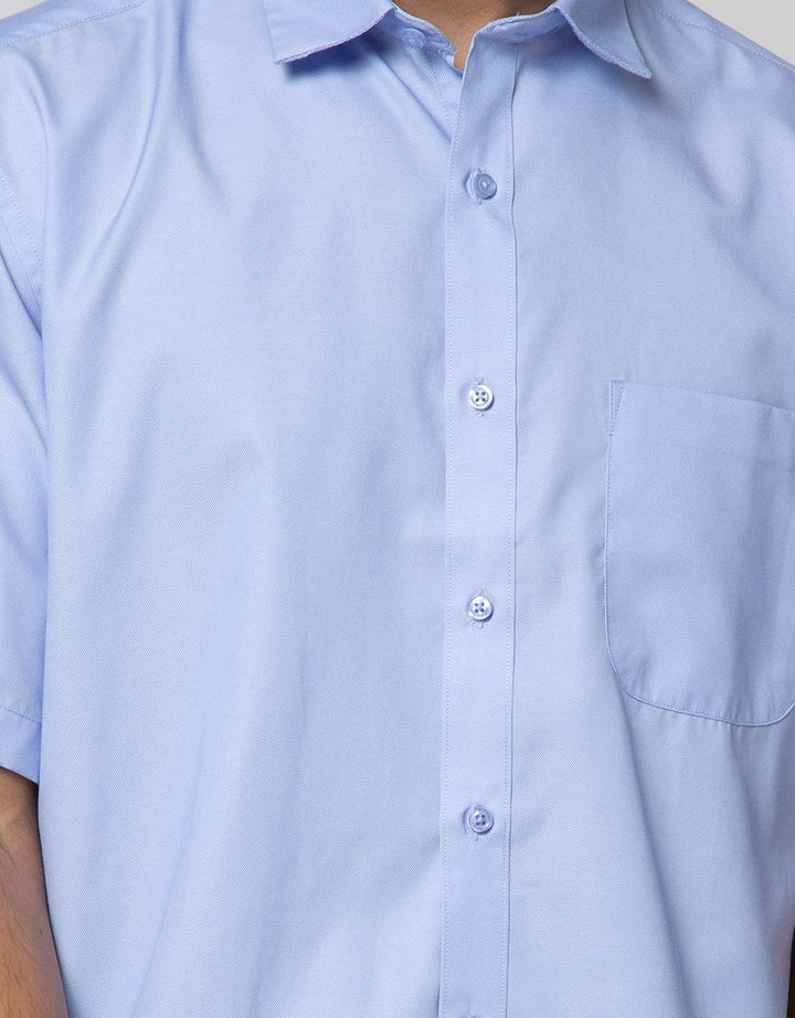 Cole Short Sleeve Shirt Texture Regular Chest Pocket