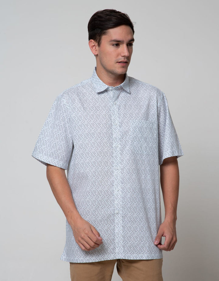 Cole Short Sleeve Shirt Print Regular