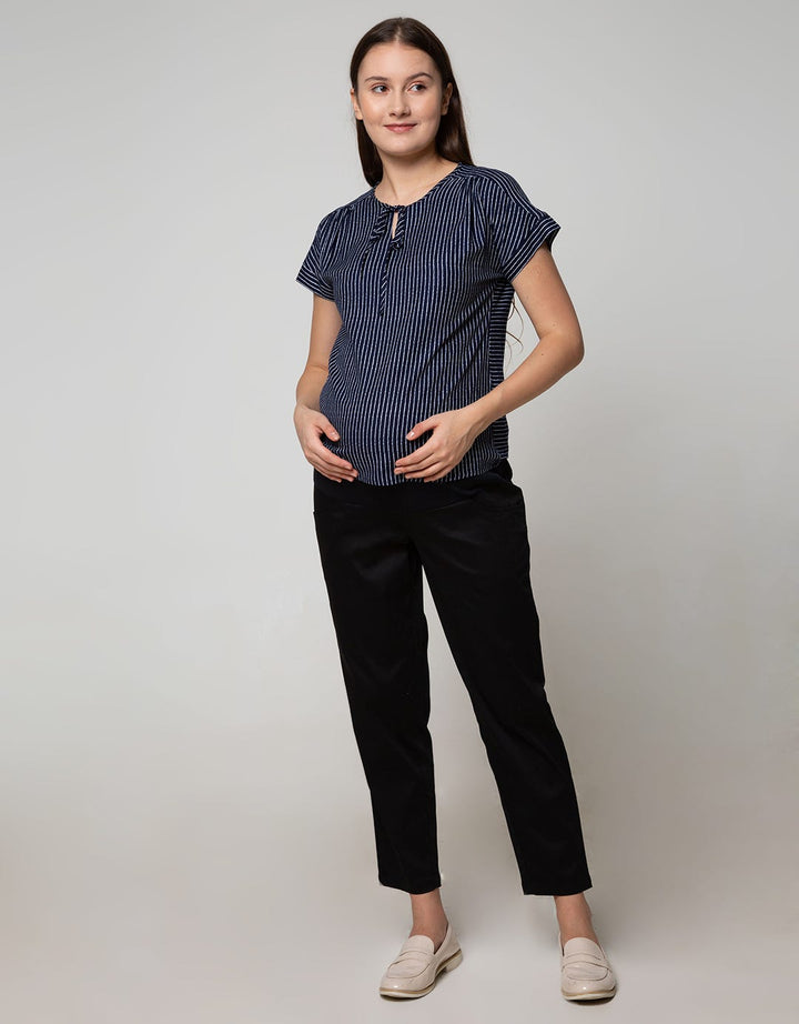 St. Yves Mom Long Pants Mom Cotton Stretch