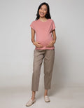 St. Yves Mom Long Pants Mom Cotton Stretch