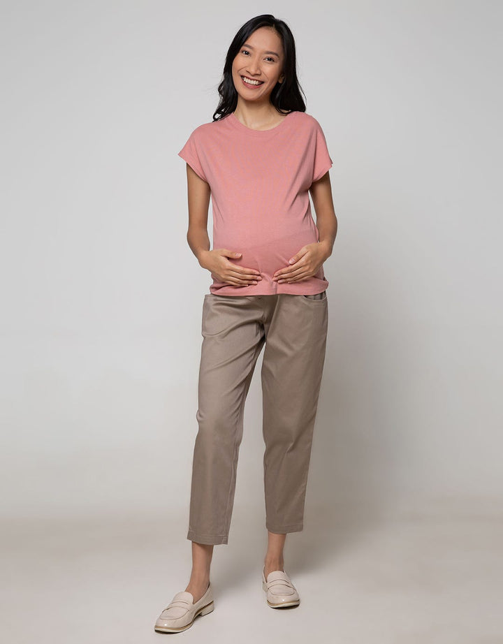 St. Yves Mom Long Pants Mom Cotton Stretch