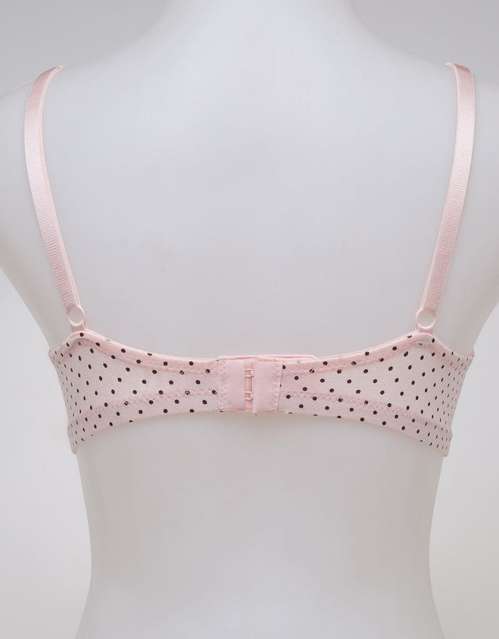 Nevada Non Push Up Regular Bra Print Polka