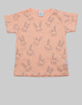 Pipiniko Short Sleeve Bunny Print T-Shirt