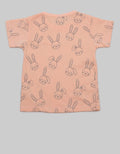 Pipiniko Short Sleeve Bunny Print T-Shirt