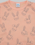 Pipiniko Short Sleeve Bunny Print T-Shirt