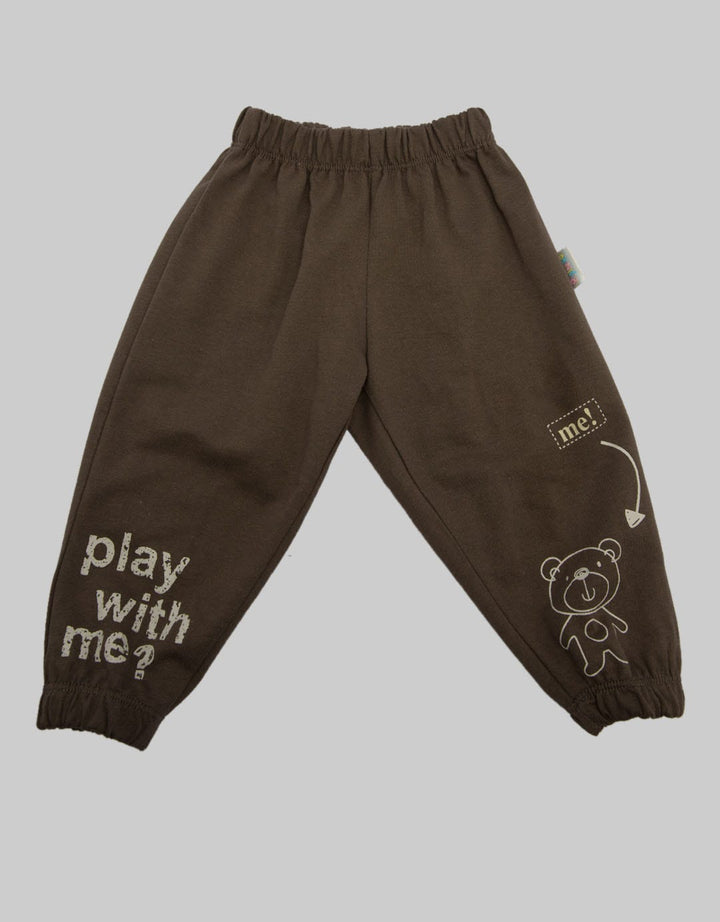 Pipiniko Bear Print Jogger Baby Kids