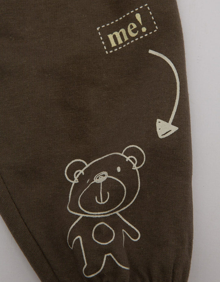 Pipiniko Bear Print Jogger Baby Kids