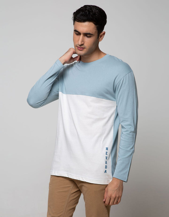 Nevada Long Sleeve T-Shirt Cut N Sewn With Print